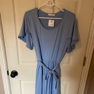 NWT- XL REBORN J MIDI DRESS